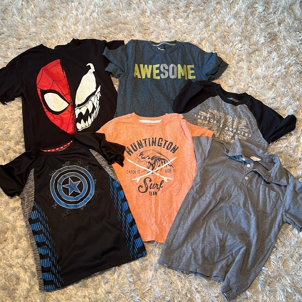 Boys Bundle of 6 Shirts